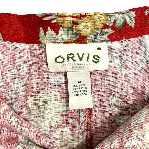orvis linen midi skirt size 14 - Picture 5 of 6